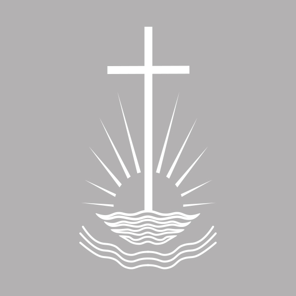 Palla mit eingewobenem Motiv GROSSES KREUZ