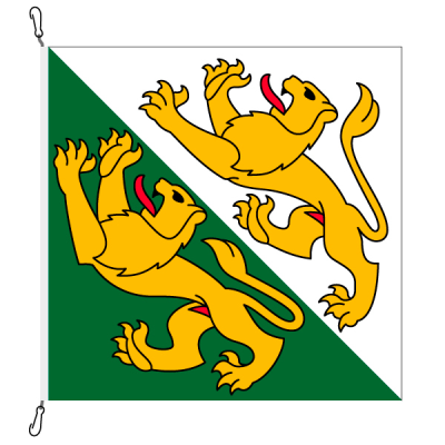 Drapeau, canton, incrust&amp;#233; (cousu)