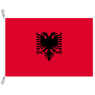 Fahne, Nation bedruckt, Albanien, 100 x 150 cm