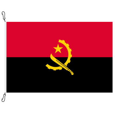 Fahne, Nation bedruckt, Angola, 200 x 300 cm