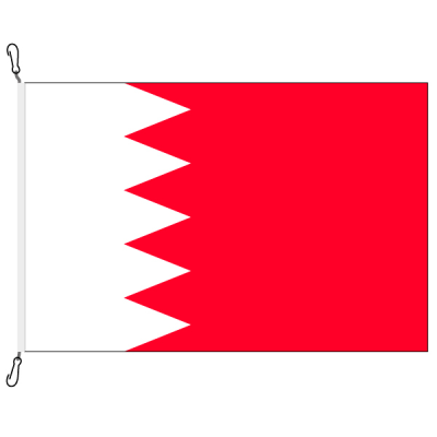 Fahne, Nation bedruckt, Bahrain, 70 x 100 cm