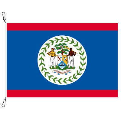 Fahne, Nation bedruckt, Belize, 150 x 225 cm