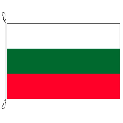 Fahne, Nation bedruckt, Bulgarien, 70 x 100 cm