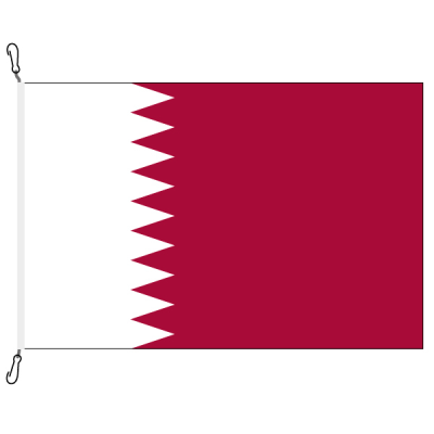 Fahne, Nation bedruckt, Katar, 70 x 100 cm