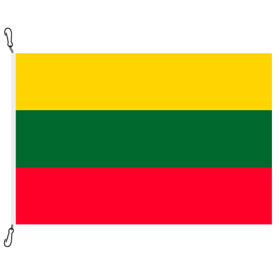 Fahne, Nation bedruckt, Litauen, 70 x 100 cm