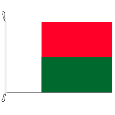 Fahne, Nation bedruckt, Madagaskar, 70 x 100 cm