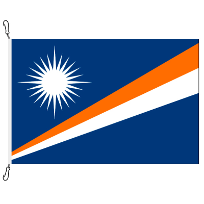 Fahne, Nation bedruckt, Marshallinseln, 70 x 100 cm