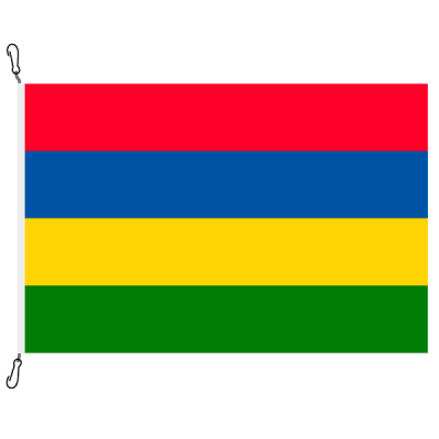 Fahne, Nation bedruckt, Mauritius, 70 x 100 cm