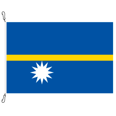 Fahne, Nation bedruckt, Nauru, 70 x 100 cm