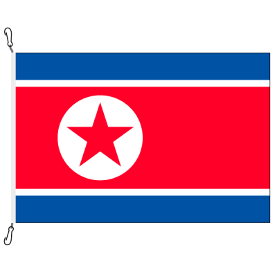 Fahne, Nation bedruckt, Nordkorea, 70 x 100 cm