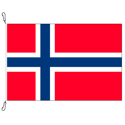 Fahne, Nation bedruckt, Norwegen, 70 x 100 cm