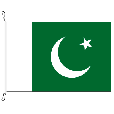 Fahne, Nation bedruckt, Pakistan, 100 x 150 cm