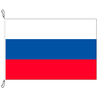 Fahne, Nation bedruckt, Russland, 70 x 100 cm