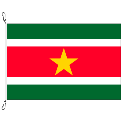 Fahne, Nation bedruckt, Suriname, 150 x 225 cm
