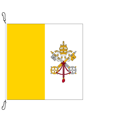 Fahne, Nation bedruckt, Vatikan, 100 x 100 cm