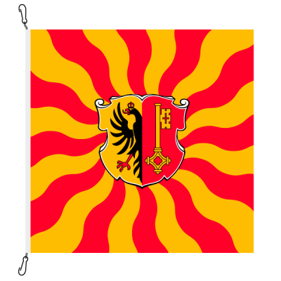 Drapeau, flamm&amp;#233;, imprim&amp;#233;