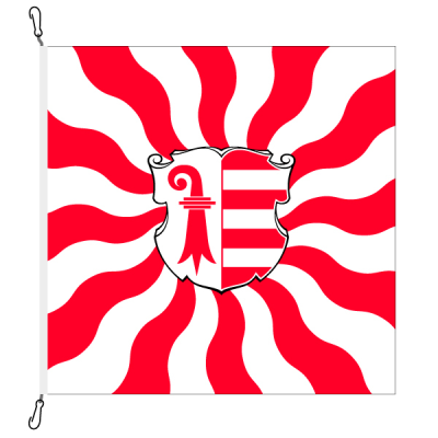 Drapeau, flamm&amp;#233;, imprim&amp;#233;