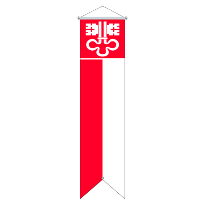 Flagge, Kanton bedruckt Nidwalden, 100 x 300 cm,