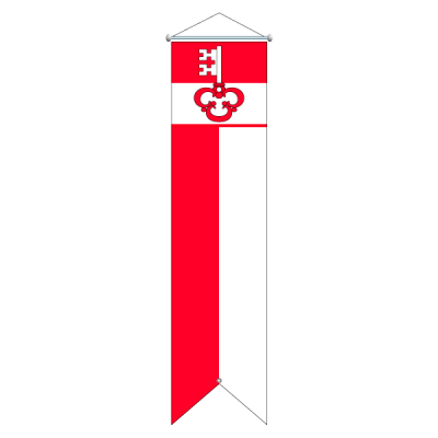 Flagge, Kanton bedruckt Obwalden, 120 x 600 cm,