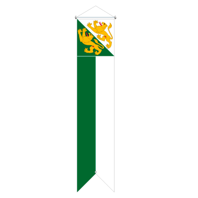 Flagge, Kanton bedruckt Thurgau, 120 x 600 cm,
