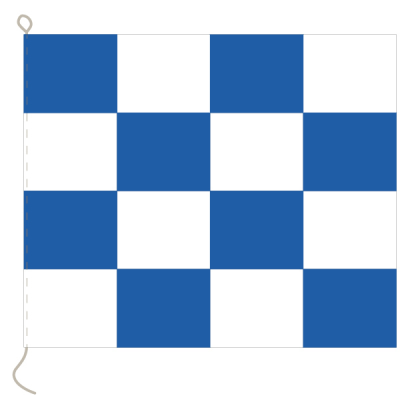 Flagge, Signal bedruckt N, 30 x 36 cm