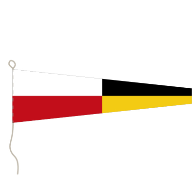 Flagge, Signal bedruckt Nr. 9, 30 x 36 cm