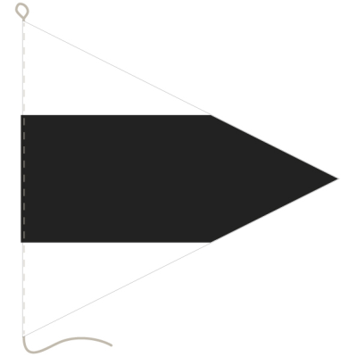 Flagge, Signal bedruckt Nr. 3e, 30 x 36 cm