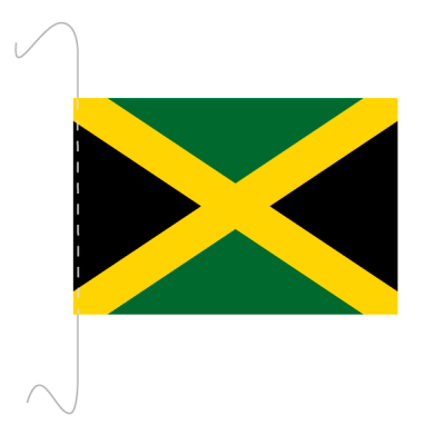 Tischf&#228;hnli, inkl.Kordel Jamaika, 15 x 22.5 cm