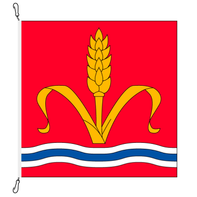 Drapeau de commune, imprim&amp;#233;,