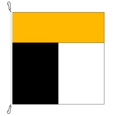 Gemeindefahne, bedruckt, Anwil, 100 x 100 cm