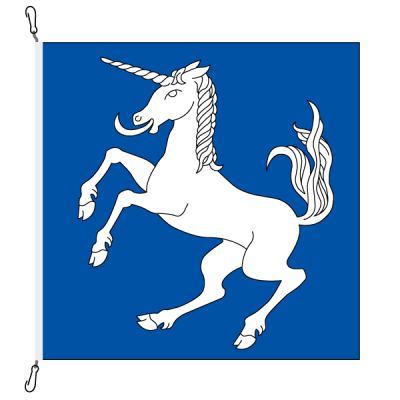 Gemeindefahne, bedruckt, Ballwil, 150 x 150 cm