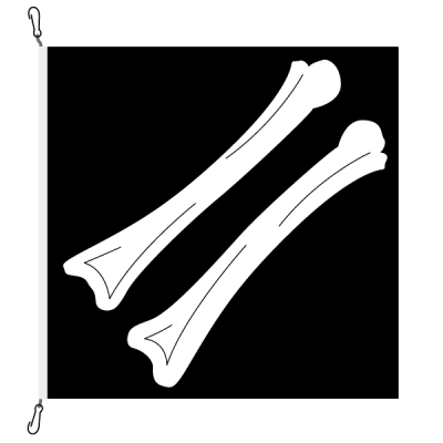 Gemeindefahne, bedruckt, Beinwil (SO), 150 x 150 cm