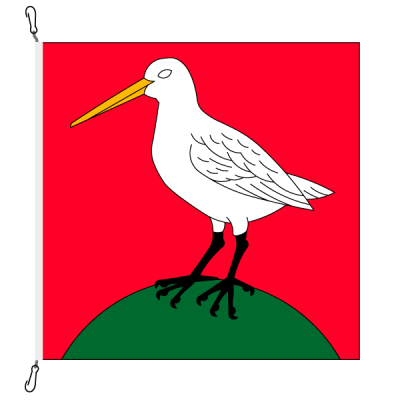 Gemeindefahne, bedruckt, Boniswil, 120 x 120 cm