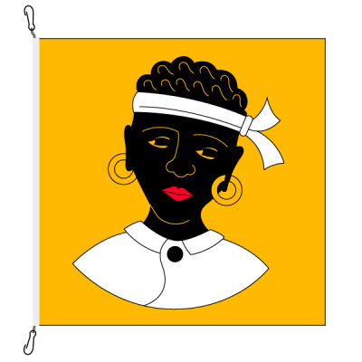 Gemeindefahne, bedruckt, Flumenthal, 58 x 58 cm