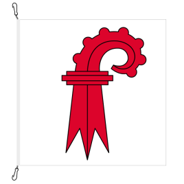Bandiera, cantone, incrostata (cucita)