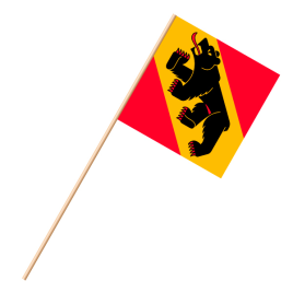 Drapeau, mont&#233;s sur tige 90 cm