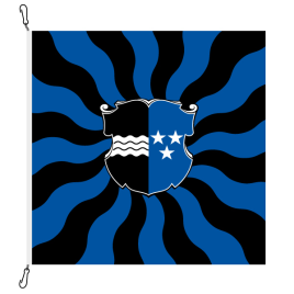 Drapeau, flamm&#233;, imprim&#233;