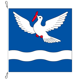 Drapeau de commune, imprim&#233;,