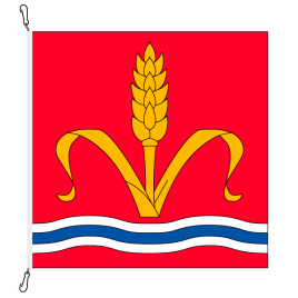 Drapeau de commune, imprimé,