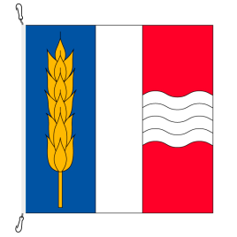 Drapeau de commune, imprim&#233;,