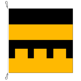 Drapeau de commune, imprimé,