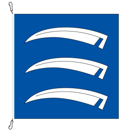 Drapeau de commune, imprimé,