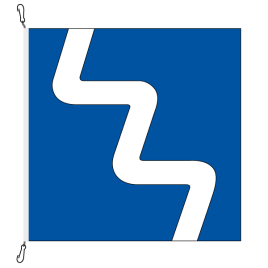 Drapeau de commune, imprimé,