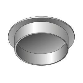 Deckel für Bodenhülse klein aus Aluminium