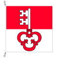 Fahne, Kanton eingesetzt Obwalden, 120 x 120 cm
