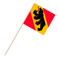 Fahne, an Holzstab 90 cm lang Bern, 30 x 30 cm