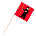 Fahne, an Holzstab 90 cm lang Glarus, 30 x 30 cm