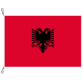 Fahne, Nation bedruckt, Albanien, 70 x 100 cm