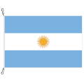 Fahne, Nation bedruckt, Argentinien, 70 x 100 cm