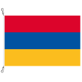 Fahne, Nation bedruckt, Armenien, 70 x 100 cm